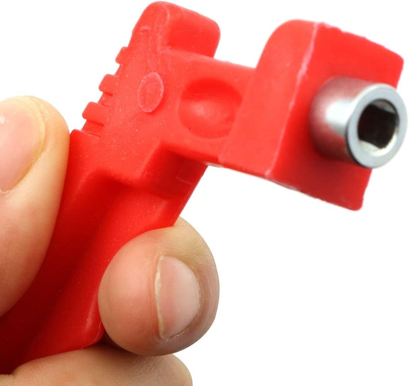 PZRT Track Shoes Spikes Stud Spike Wrench Replacement for Sprint Sports Short Running Shoes 3.15x2.36 Inches, Red - Image 4